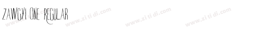 Zawgyi One Regular字体转换
